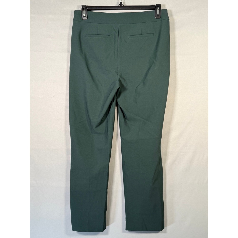 Chicos So‎ Slimming Pants Women Size 8R Dark Green Straight Leg Ankle - Picture 8 of 11